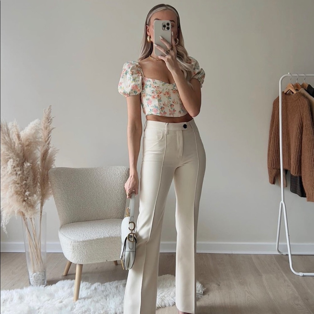 ZARA Floral Printed Top